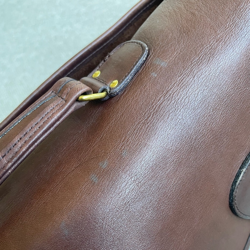Vintage 80s Coach Musette Bag, Mocha - Picture 16 of 16